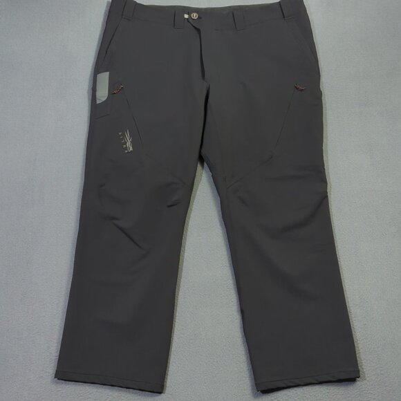 Sitka Grinder Pant Men's 44x30 Black Zip Pockets Outdoor Hunting Shooting - Picture 1 of 14